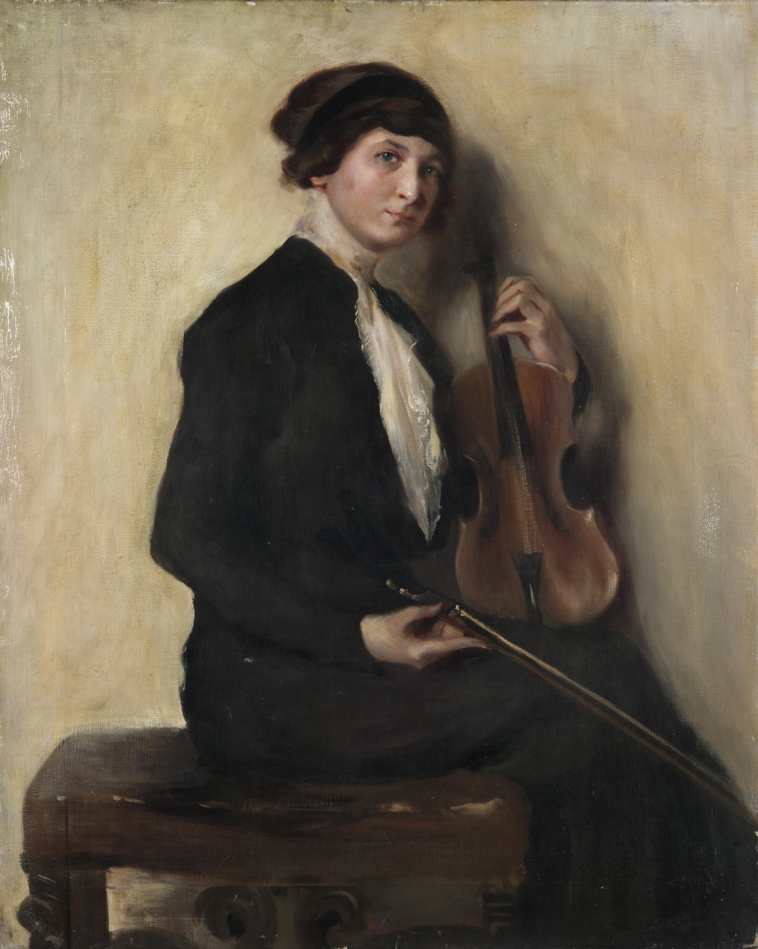 Ambrogio Antonio Alciati - La violinista