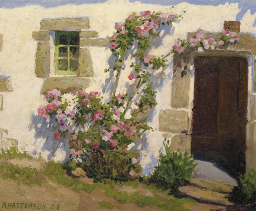 Ambrose Mccarthy Patterson - Les Roses Trémières (Hollyhocks)