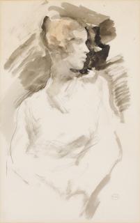 Ambrose McEvoy, A.R.A. - Portrait of Mrs Vane