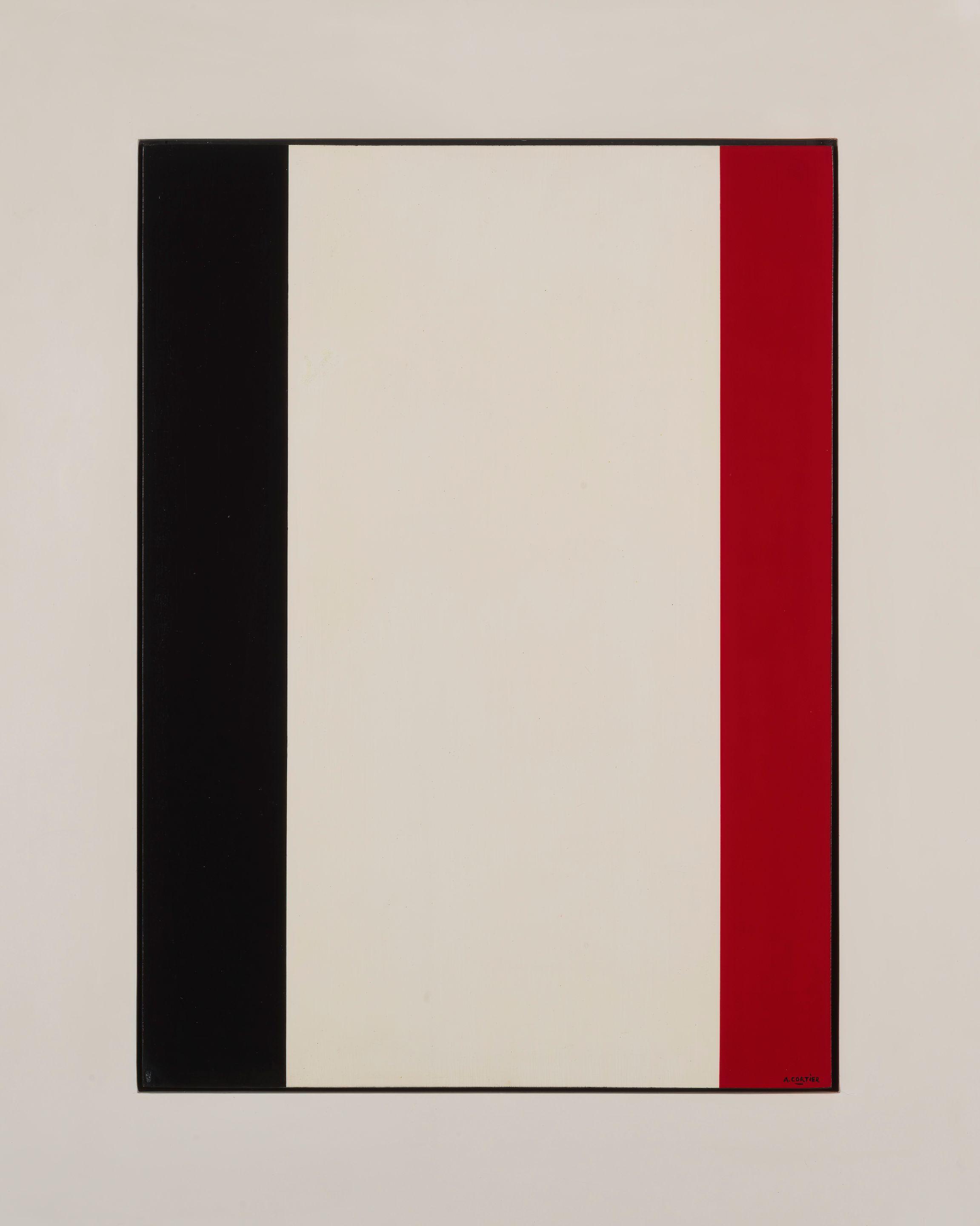 Amedee Cortier - Zwart - wit - rood