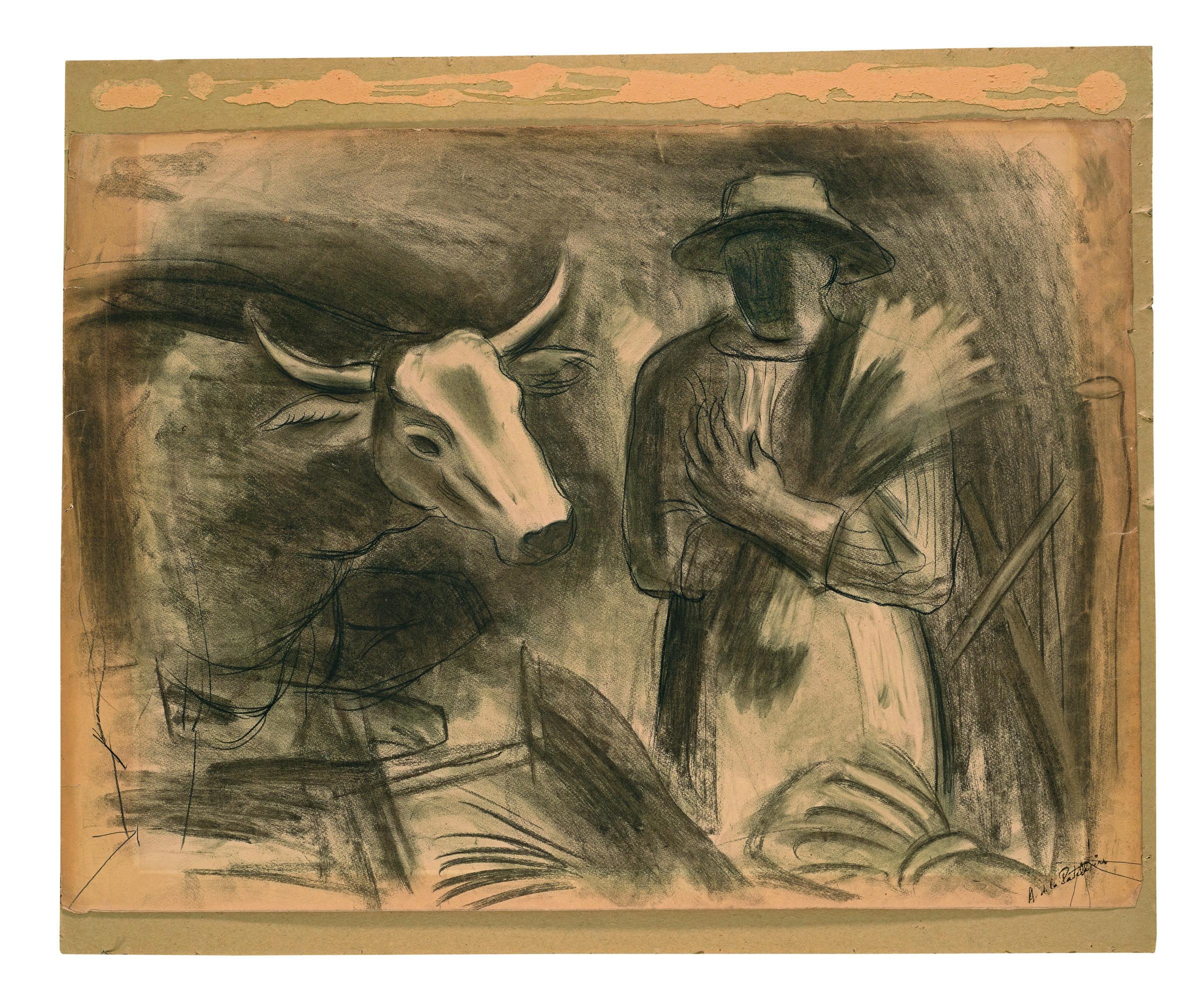 Amédée De La Patellière - Scène Paysanne