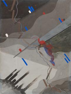 Amédée Ozenfant - Composition sur fond gris