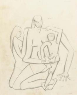 Amedée Ozenfant - Etude pour maternité no.2