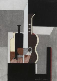 Amédée Ozenfant - Nature morte puriste à la guitare