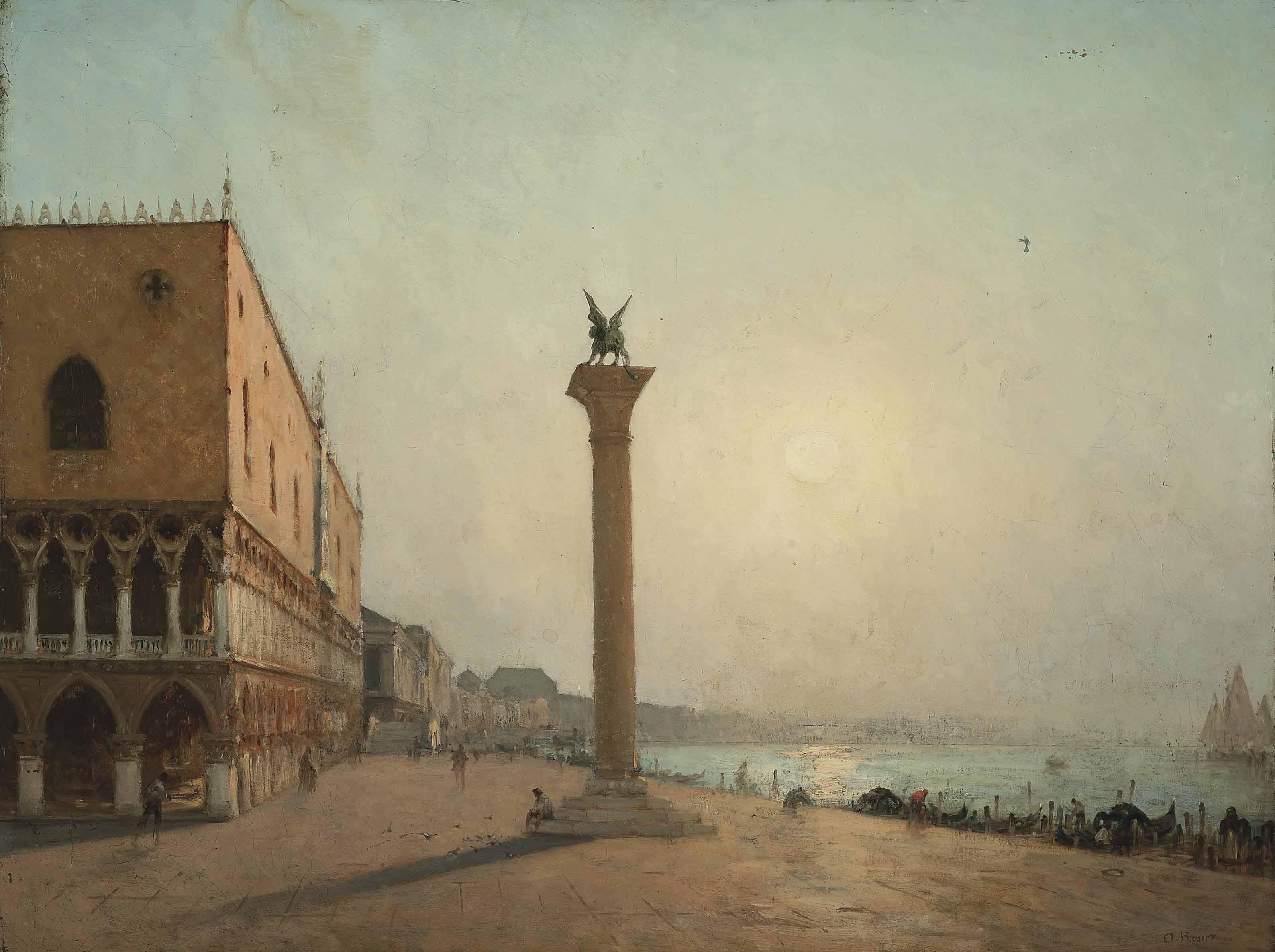 Amédée Rosier - The Molo at dawn