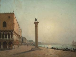 Amédée Rosier - The Molo at dawn