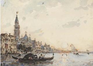 Amédée Rosier - Vue de Venise