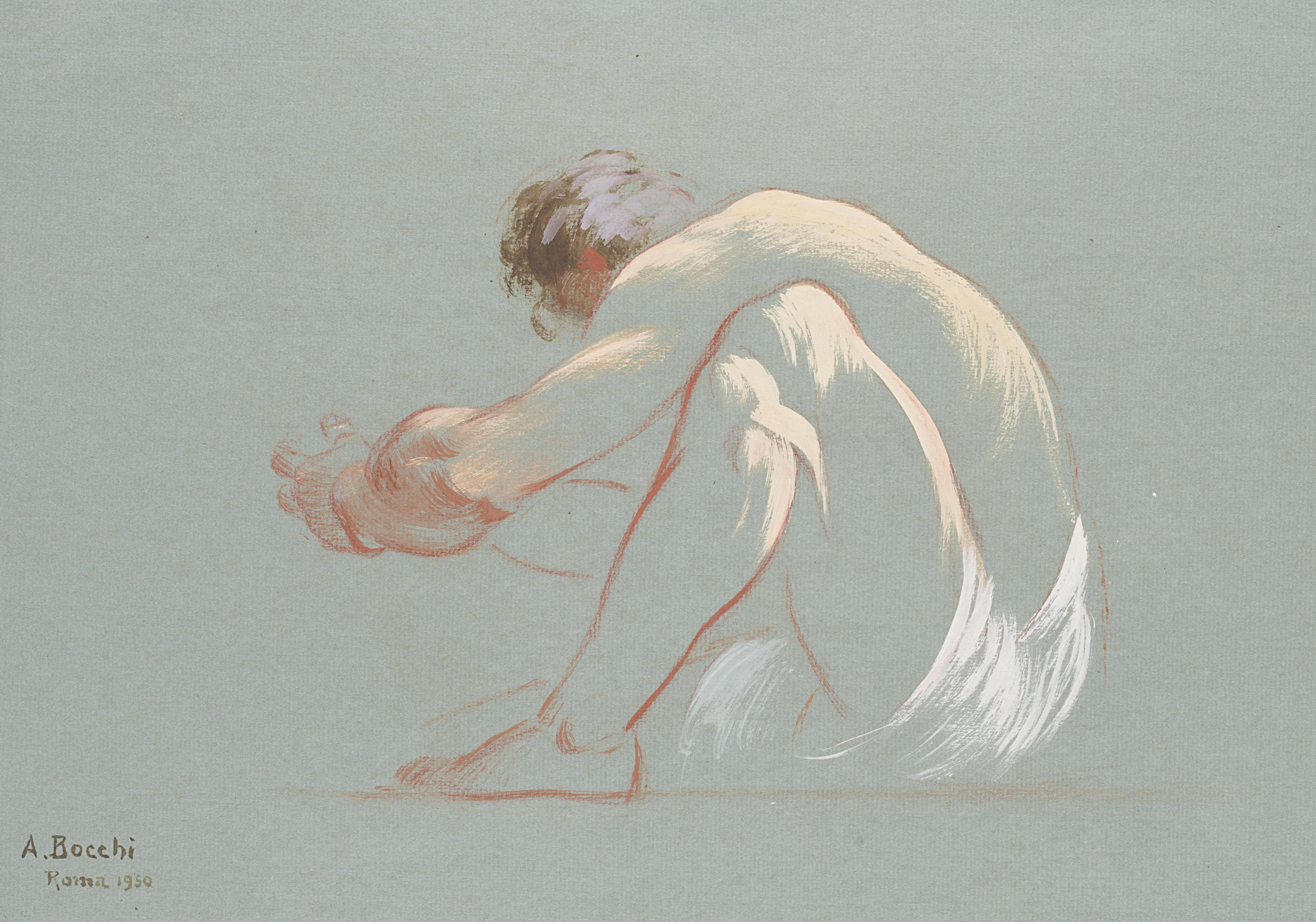Amedeo Bocchi - Figura seduta