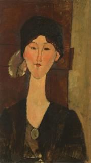 Amedeo Modigliani - Beatrice Hastings (devant une porte)