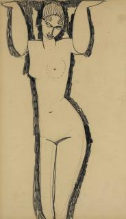 Amedeo Modigliani - Cariatide