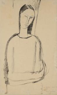Amedeo Modigliani - Femme aux bras croisé
