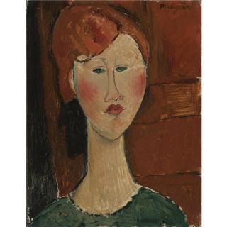 Amedeo Modigliani - Femme Aux Cheveux Rouges