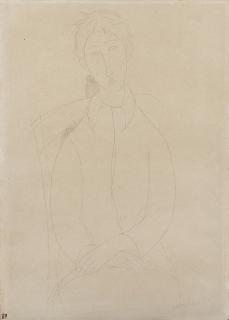 Amedeo Modigliani - Figura femminile seduta