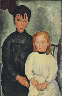 Amedeo Modigliani - Les deux filles