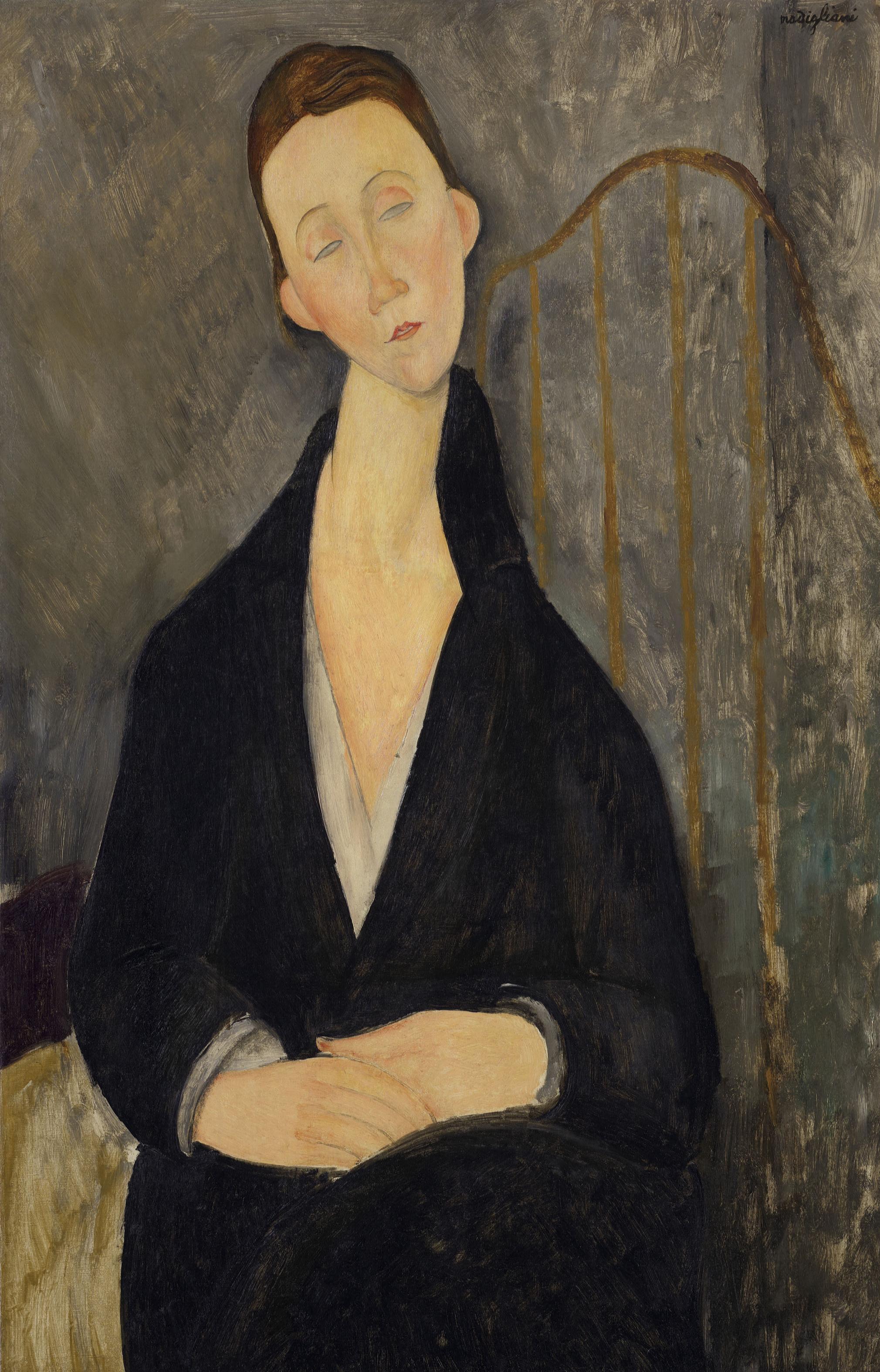 Amedeo Modigliani - Lunia Czechowska (À La Robe Noire)