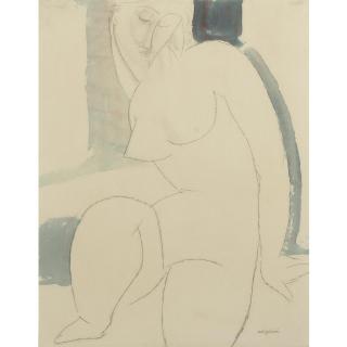 Amedeo Modigliani - Nu Assis