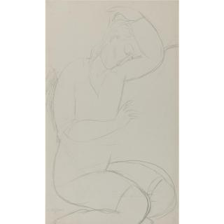 Amedeo Modigliani - Personnage Agenouillé