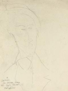Amedeo Modigliani - Portrait de Blaise Cendrars