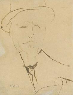 Amedeo Modigliani - Portrait d\'homme