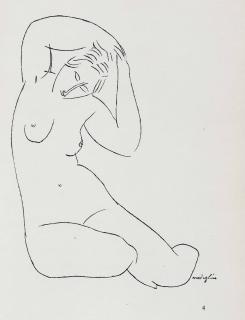 Amedeo Modigliani - Roger Frène, Les Nymphes. Poème, Ronald Davies & Cie, Paris, 1921