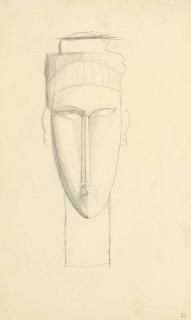 Amedeo Modigliani - Tête de cariatide