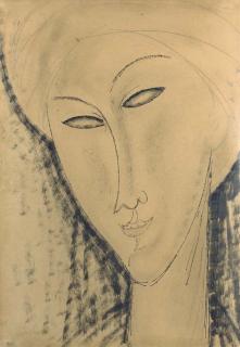 Amedeo Modigliani - Tête de femme
