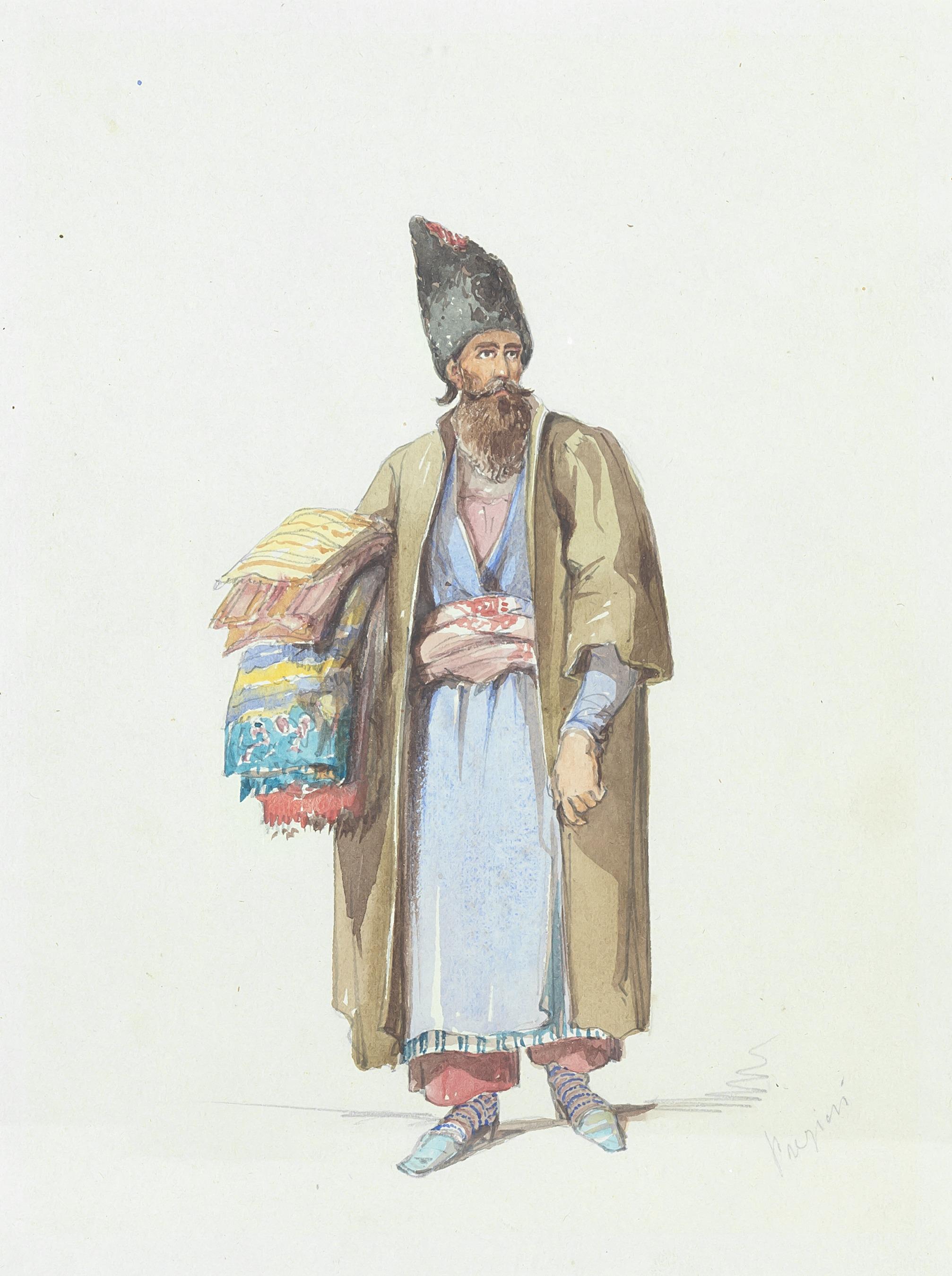 Amedeo Preziosi - Venditore di tappeti