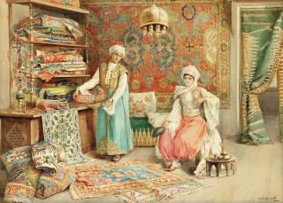 Amedeo Simonetti - The carpet seller