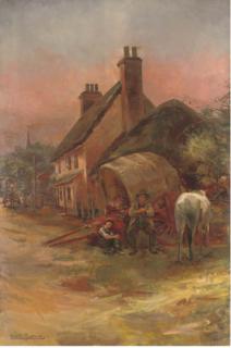 Amelia Goddard - A rest by the inn
