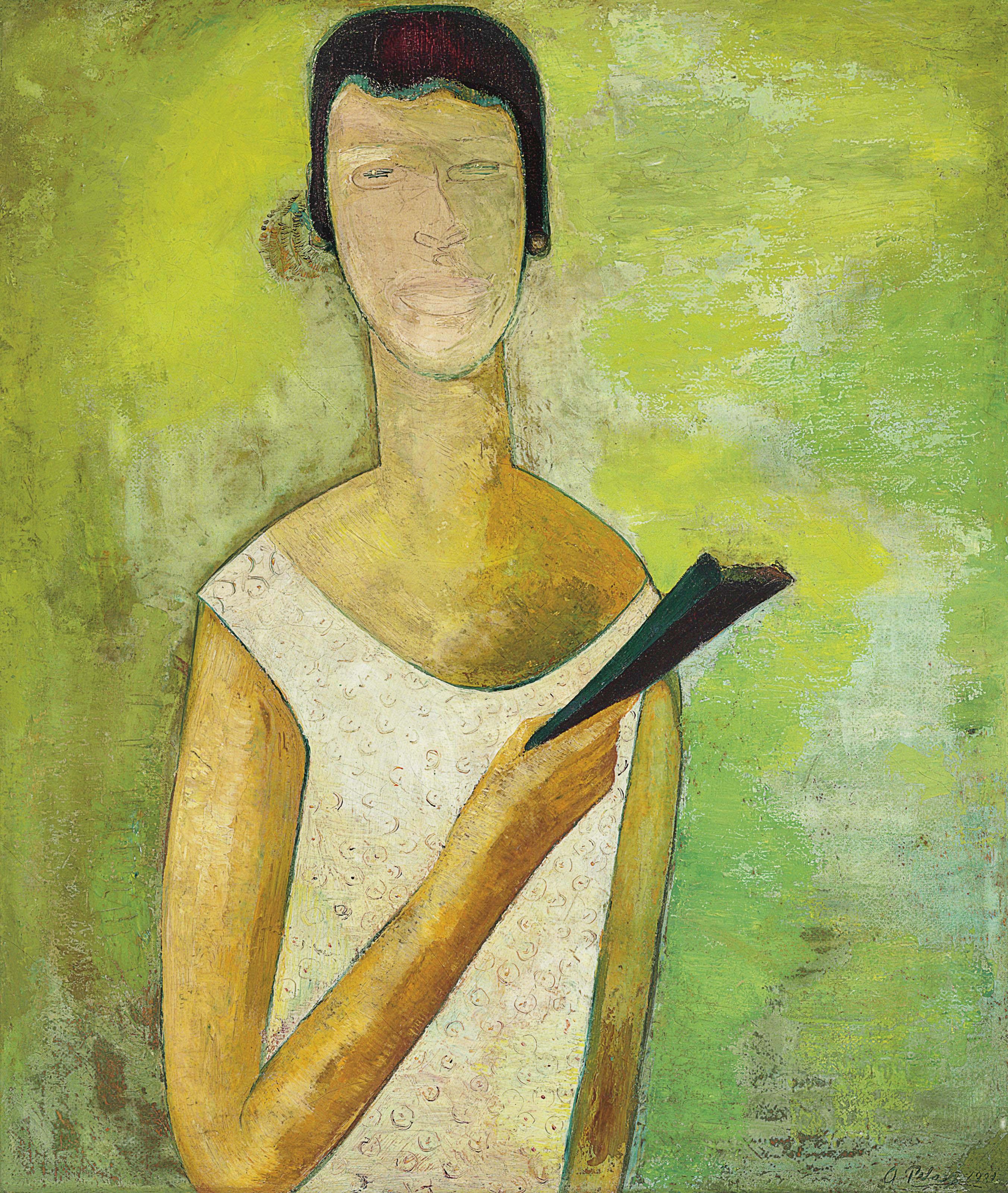 Amelia Peláez - Mujer con abanico