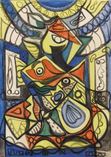 Amelia Peláez - Mujer Con Peces