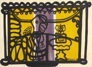 Amelia Peláez - Mujer en un interior