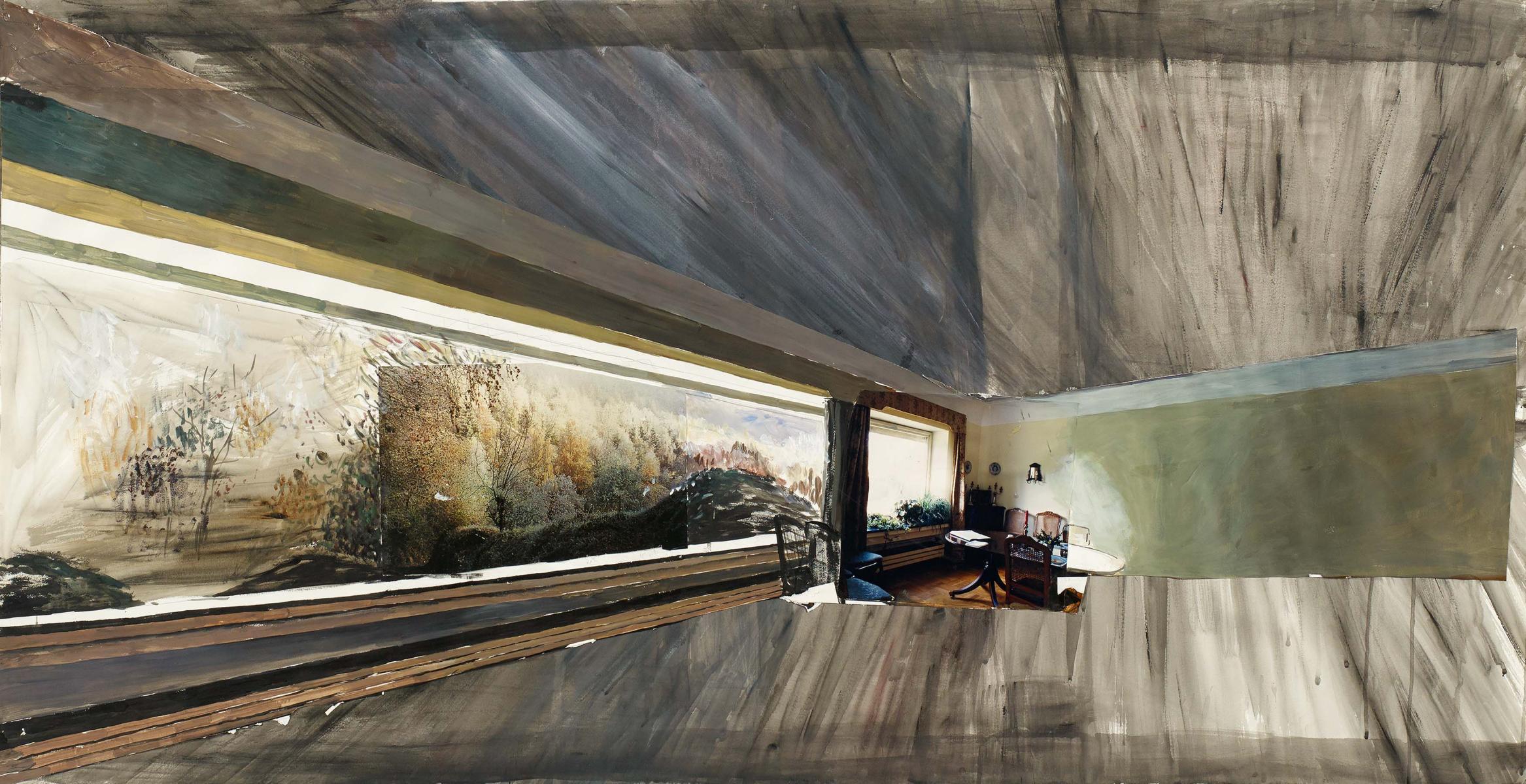 Amelie von Wulffen - Ohne Titel (Wohnzimmer im Winter)