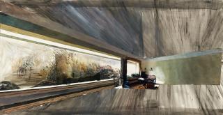 Amelie von Wulffen - Ohne Titel (Wohnzimmer im Winter)