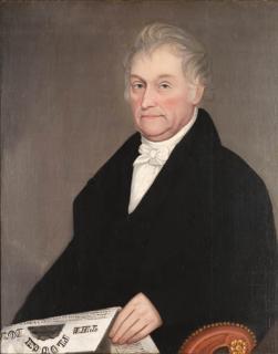 Ammi Phillips - A Pair Of Portraits: Judge Isaac Smith And Mrs. Phoebe Lewis Smith