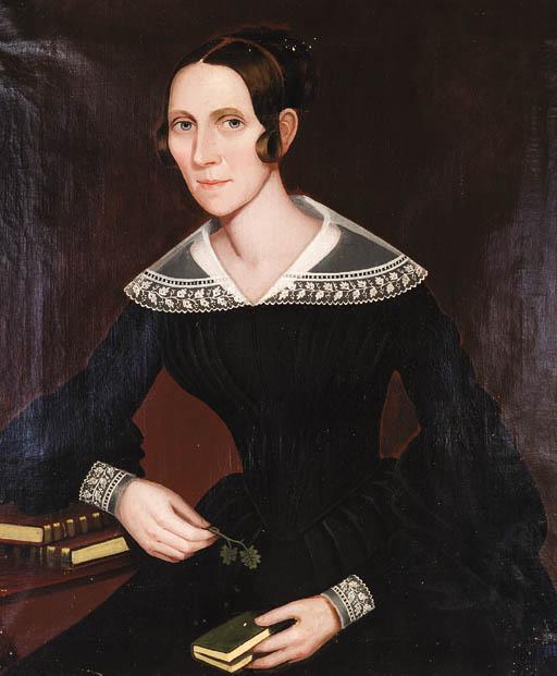 Ammi Phillips - Portrait of Mary Hoyt, circa 1836