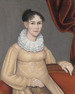 Ammi Phillips - Portrait of Sarah Morgan Walbridge