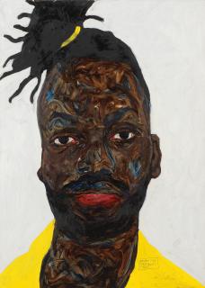 Amoako Boafo - Self-Portrait 2019