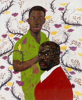 Amoako Boafo - The Artist with His Painting