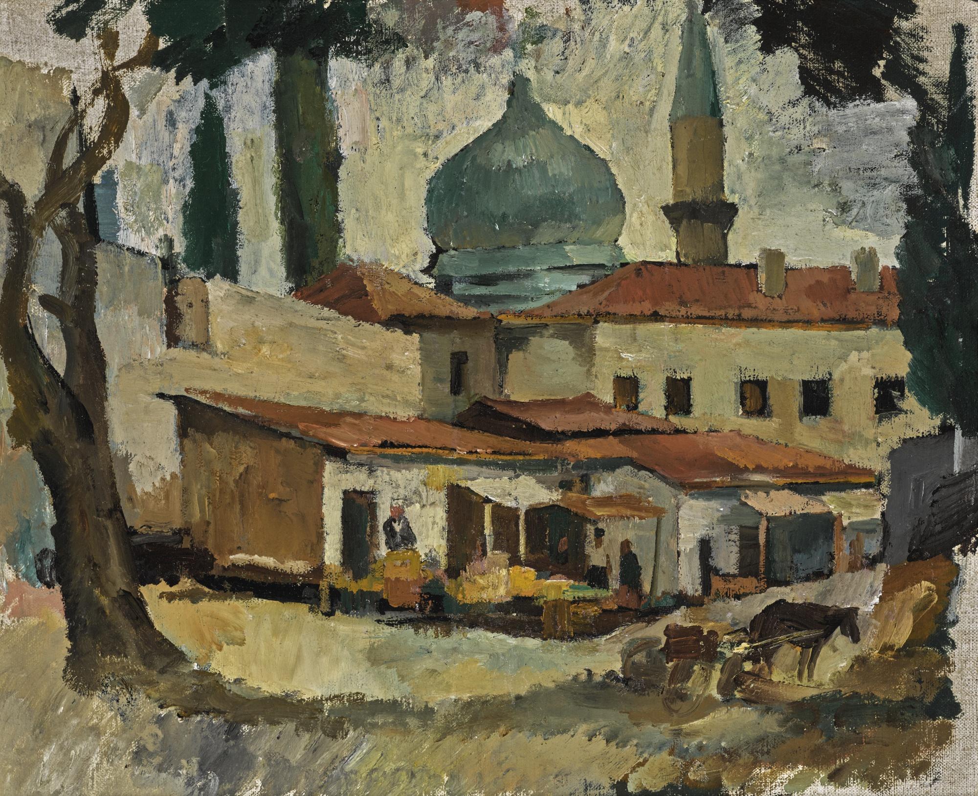 Amshei Nurenberg - Landscape With A Minaret