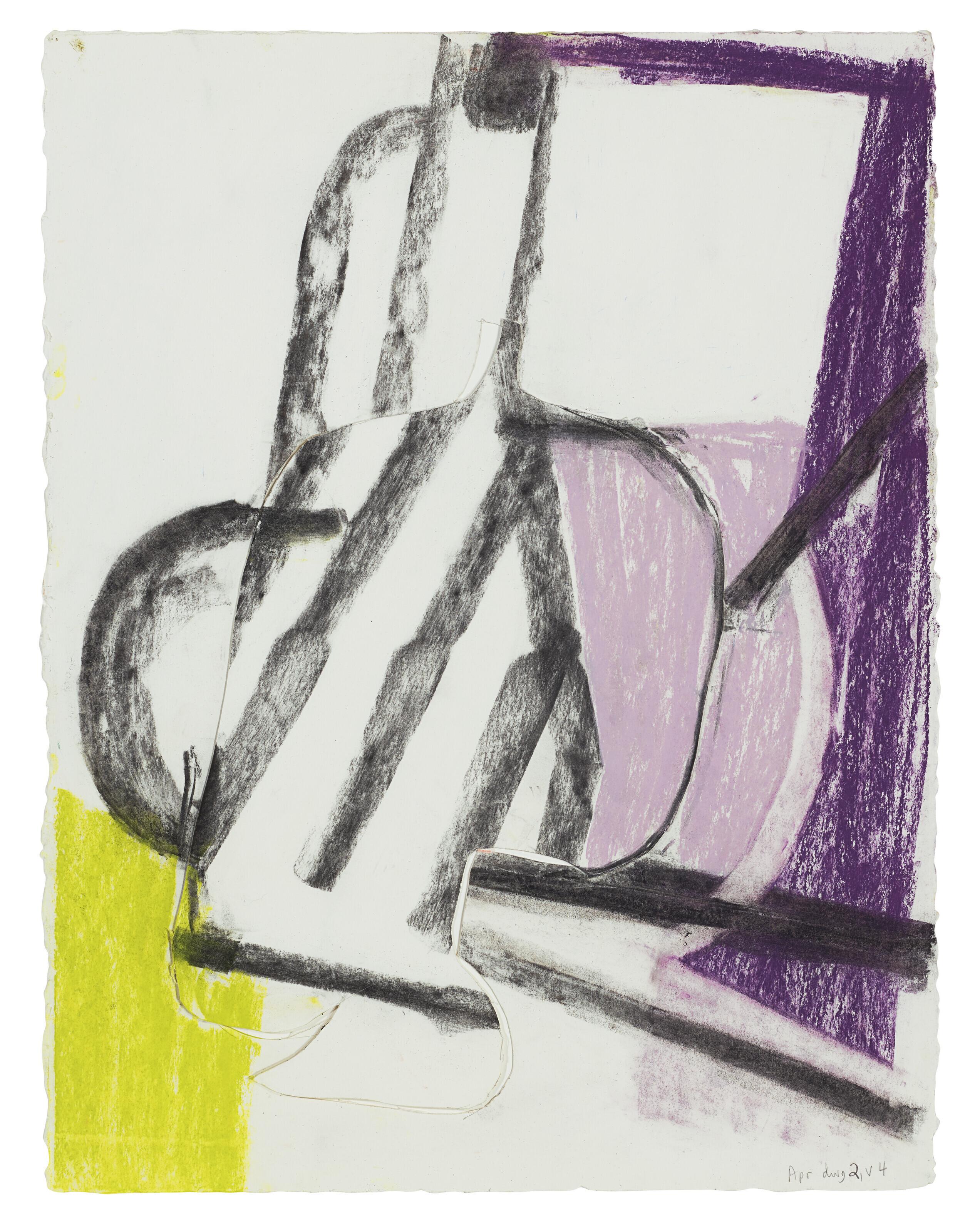 Amy Sillman - Untitled (April Drawing 2, Version 4)