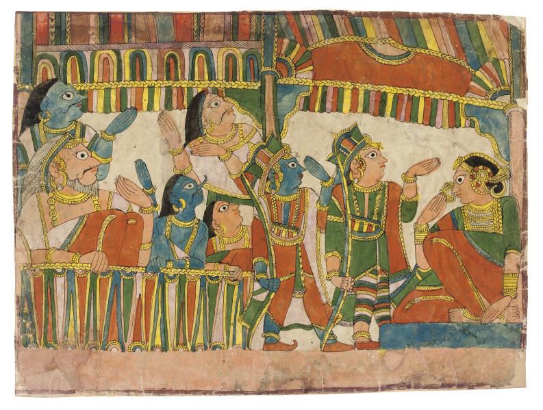 An Illustration From The Ramayana