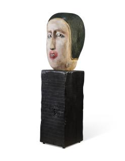 Ana Maria Pacheco - Study of Head (Man and his Sheep)