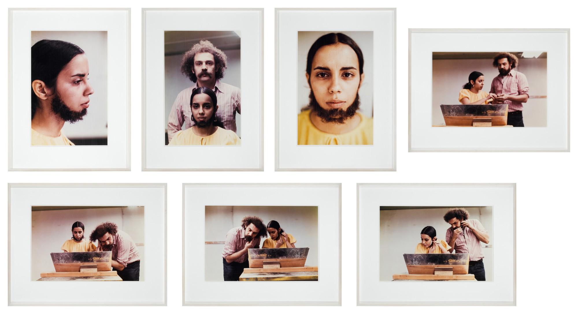 Ana Mendieta - \'Untitled (Facial Hair Transplants) (7 Works)\', 1972