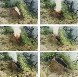 Ana Mendieta - Untitled (Volcano Series #2), 1979