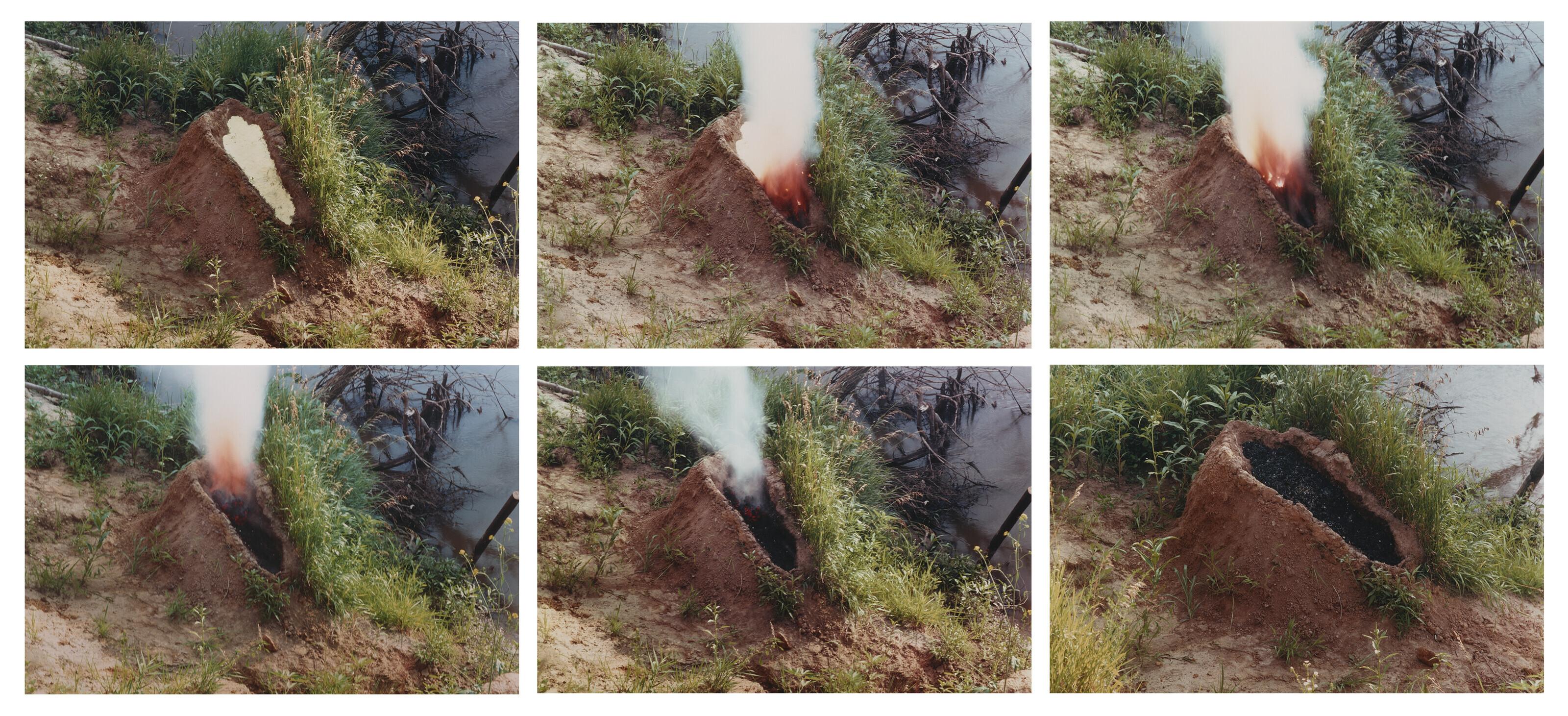 Ana Mendieta - Volcano Series, no. 2
