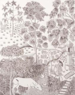 Anak Agung Gede Meregeg - A Cowherd Asleep