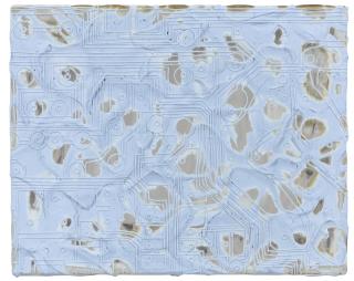 Analia Saban - Study For Blue Circuit Board
