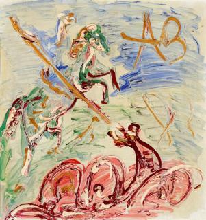 Anatolij Zverev - Der Hl. Georg im Kampf mit dem Drachen