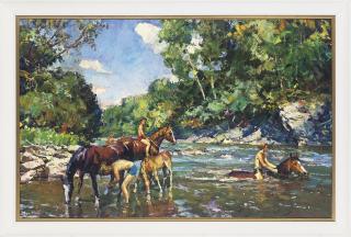 Anatoliy Shapovalov - Crossing the river